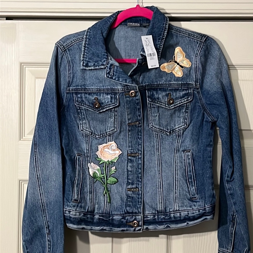 Soho New York & Company Denim Jacket. Size-S.  New with Tags.
